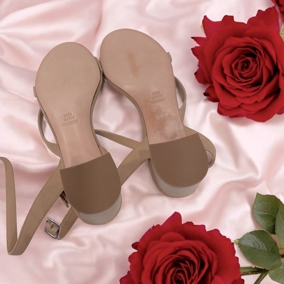 Rebecca Allen Women's The Block Sandy Tan Block Heel Sandals size 10 M - Picture 8 of 11